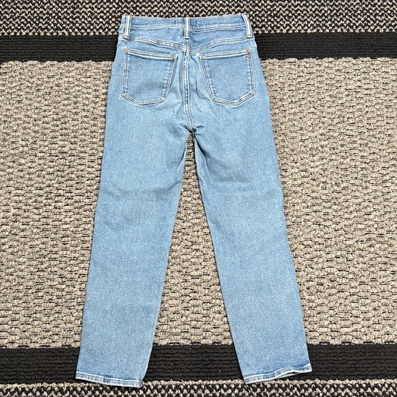Madewell Stovepipe Jeans Women’s 26 High Rise Straight Leg Stretch Denim - Picture 2 of 8
